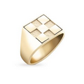 Stock Square Mens' 10KT Gold Ring